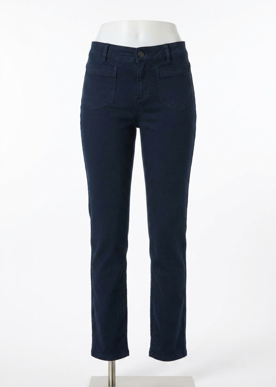 NEW FDJ christina straight leg pants in navy